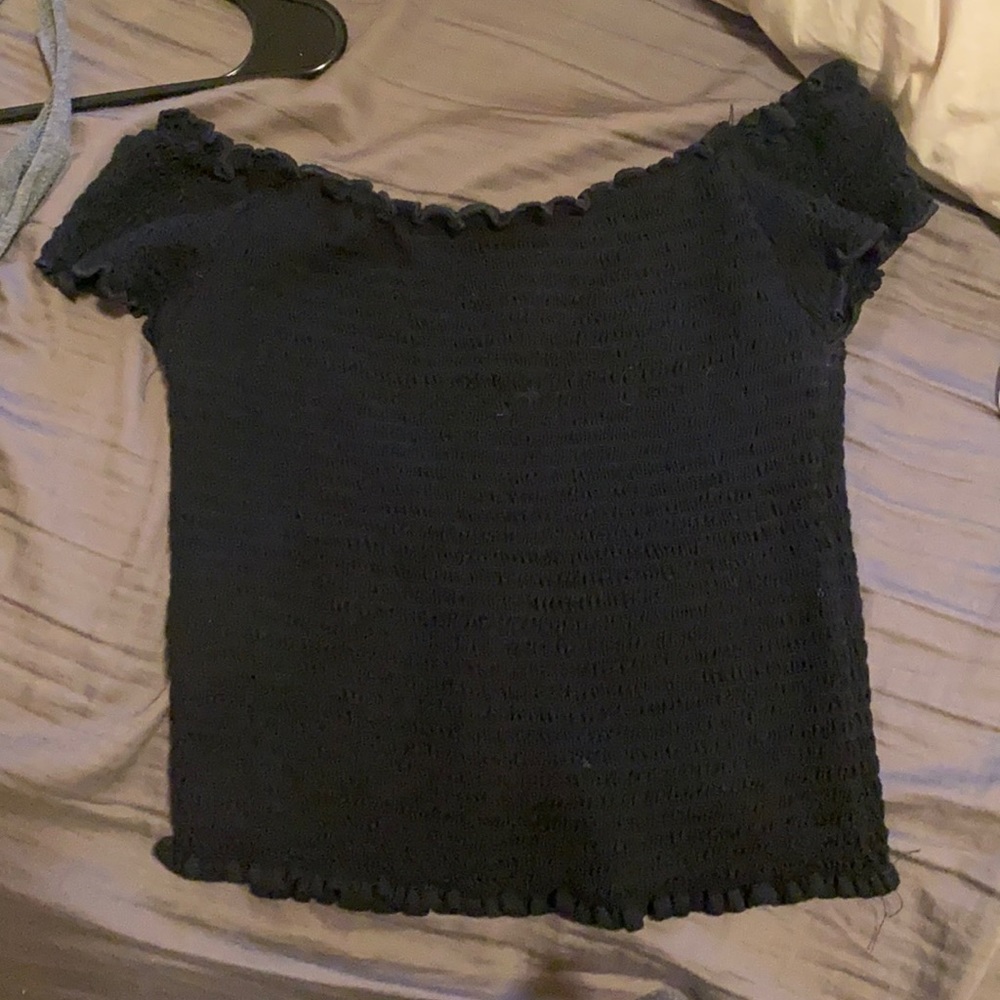 Black tank top